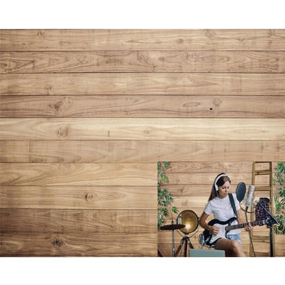 10x8 ft Wood Backdrop for Photography– Vinyl Wooden Panel Photography Background, Brown Wooden Backdrop for Birthday, Baby Shower, Wedding, Party, Portrait & Video Photoshoot Supplies - size: 10x8FT