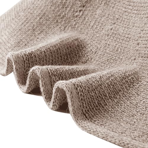Halloween Witch Hat for Women Wide Brim Foldable Wizard Hat Wool Knit Pointed Cap Cosplay Costume Accessory - color: Khaki