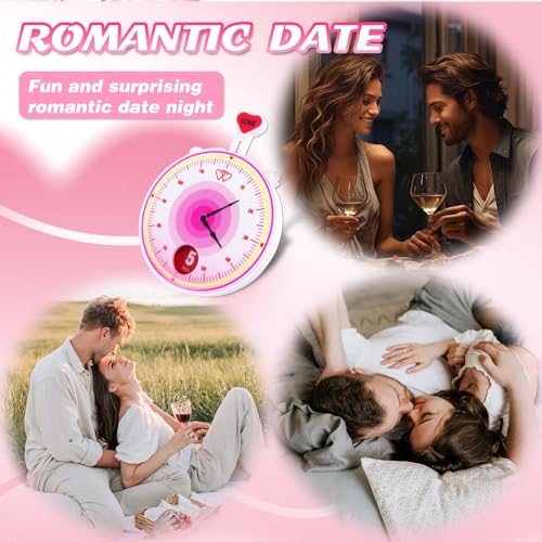 oyeftp Funny Couple Position Selector, Fun Night Dating Decision, Two-Sided Mechanical Date Ideas Night Couple Easter Gifts, Valentine's Day Gift for Couples, Date Night Game for Adults
