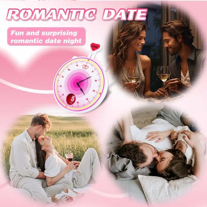 oyeftp Funny Couple Position Selector, Fun Night Dating Decision, Two-Sided Mechanical Date Ideas Night Couple Easter Gifts, Valentine's Day Gift for Couples, Date Night Game for Adults