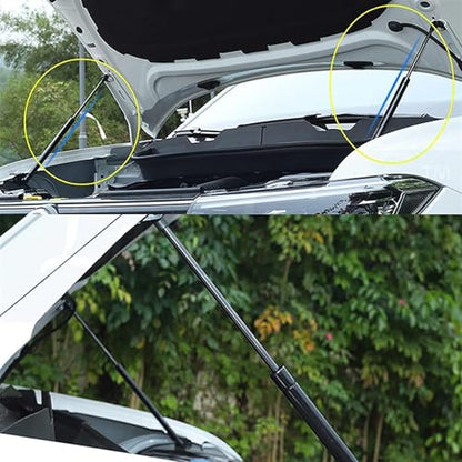 2 Pcs Car Bonnet Gas Struts for VW Touareg 7L 2004-2010, Front Bonnet Hood Lift Bonnet Gas Spring Shock Dampers Lift Struts Support Prop Rods Replacement Accessories
