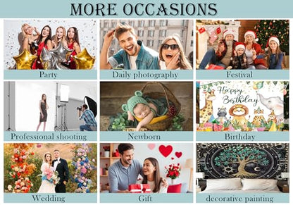 Brown Leather Sofa White Wall Living Room Backdrop Classic Neutral Tone Interior Background Home Decor Theme Party Decorations Wall Hanging Photo Studio Props 5X5ft Fabric - size: 5X5ft