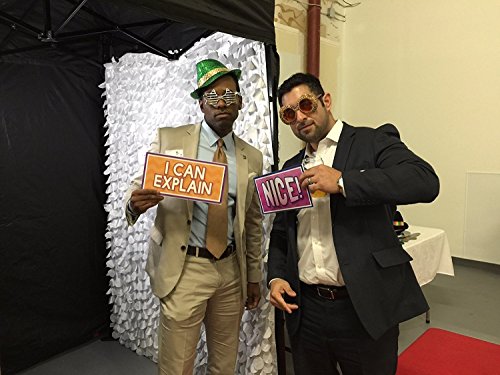 KING PROPS Best Photo Booth Props, Durable Business Pack Signs Photo Booth Perfect Wedding, Christmas, Birthday Reunions, Multicolor Waterproof Fun Signs Unique Photo Booth 64 Count Double Sided