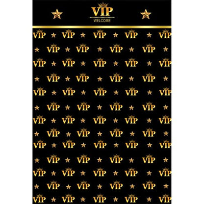 6x8ft VIP Photography Background VIP Red Carpet Event Backdrop Twinkle Golden Stars Backdrops for Photography Interior Wallpaper Decoration Baby Shower Girls Boys Birthday Studio Props - size: 6x8ft