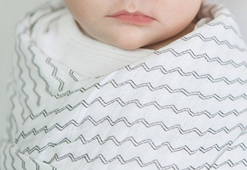 SwaddleDesigns Cotton Muslin Swaddle Blankets, Set of 4, Receiving Blankets for Baby Boys & Girls, Best Shower Gift, 46x46 inches, Gold & Graphite - color: Gold & Graphite