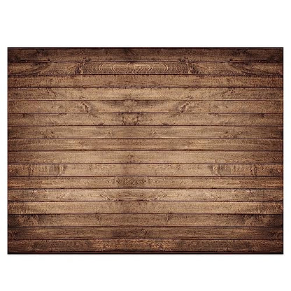 Mixweer Brown Wood Backdrop for Photography Rustic Wooden Photo Backdrop Decorations Retro Wood Wall Background Birthday Party Weeding Backdrop(8 x 6 ft) - size: 8 x 6 ft