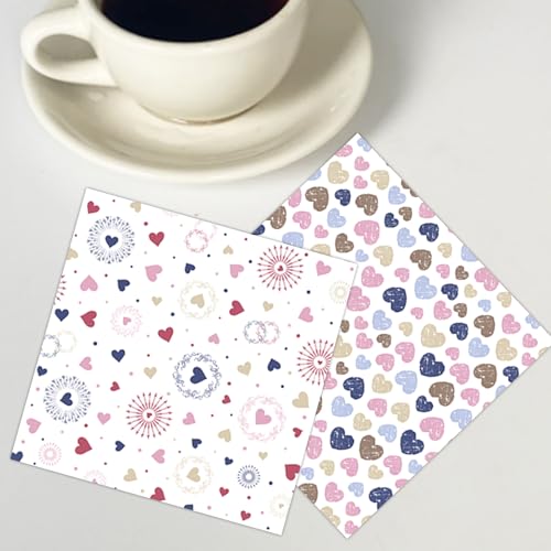 PRSTINCOL Scrapbook Paper,16 Sheets 4.1x5.8 Inch Painted Dots Style Scrapbook Supplies,Single-Sided Vivid Origami Decoupage Paper for DIY Crafts, Card Making, Art Journaling - color: Painted_Dots