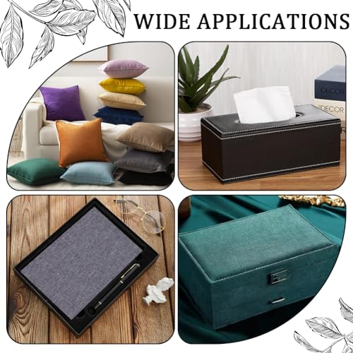 CRASPIRE 51 x 11.8 Linen Book Cloth Dark Gray Books Binding Fabric Surface Paper Backed Bookcover Densely Woven Cloth Books Album Scrapbooking Archival Covering Protector Bookbinding Supplies - color: Dark Gray