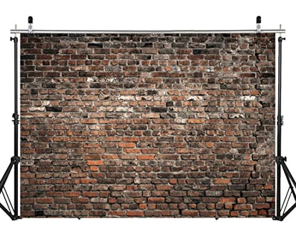 7X5FT Brick Backdrops Retro Red Brick Wall Photo Backdrop Newborn Adult Portrait Photography Background Wallpaper Photo Studio Props Decorative Background DH-262
