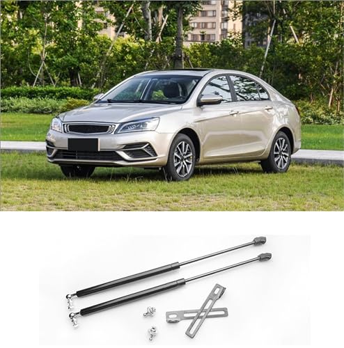Compatible With Geely Emgrand 7 EC7 2014-2021 Refit Bonnet Hood Gas Shock Lift Strut Bars Support Rod Spring Bracket Car-styling(Army green) - color: Army green