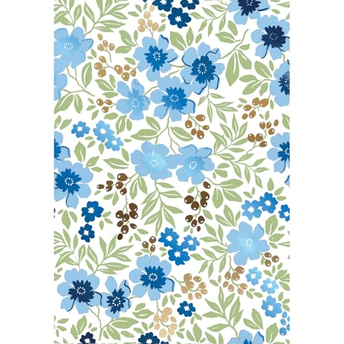 Main Street Peel and Stick Wallpaper Eco-Friendly Sheets 12 Pack, 11 X 16 Inch Friendly Flowers Design, Wall Mural for Home Decor, Removable Wall Decor Wallpaper Peel and Stick for DIY Projects - style: Friendly Flowers Design SCF