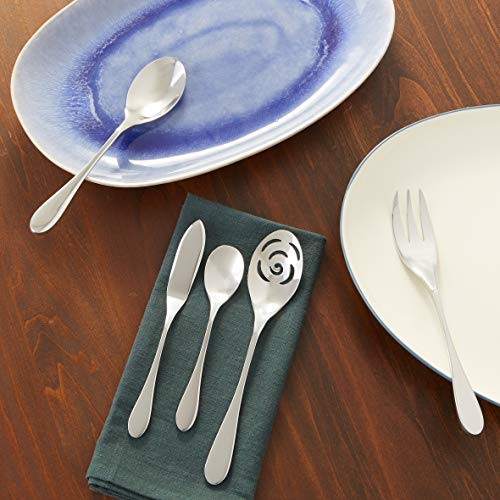 Knork Original Serving, 5 Piece Set, Gloss, 18/10 Stainless Steel - color: Gloss Chrome Silver