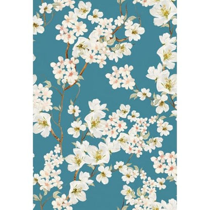 Main Street Peel and Stick Wallpaper Eco-Friendly Sheets 12 Pack, 11 X 16 Inch Magnolia Branches Design, Wall Mural for Home Decor, Removable Wall Decor Wallpaper Peel and Stick for DIY Projects - style: Magnolia Branches Design SCF