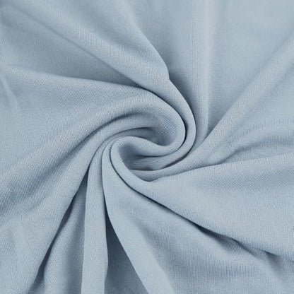 Efavormart Set of 5 | Dusty Blue Spandex Cylinder Plinth Display Box Stand Covers, Stretchable Pedestal Pillar Prop Covers - 160 GSM - color: Dusty Blue, size: Spandex Cylinder Covers