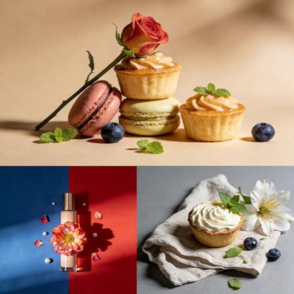 8PCS 16Patterns Product Photography Backdrops: Flat Lay Seamless 34x23in Macaron Paper Props - Tabletop Photo Backdrop Shoot for Jewelry Cosmetics Food - color: Morandi color-8pcs