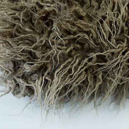 D&J DON&JUDY Newborn Photo Props Faux Fur 29.5x19.7inch Basket Filler Stuffer Backdrop Boy Girlcammel - color: 29.5x19.7 Inch Brown