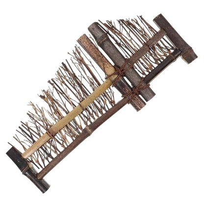 Housoutil Sushi Serving Fence Decor, Medium Two-fold Mini Japanese Sashimi Tray for Food Photography Backdrops and Tabletop Display