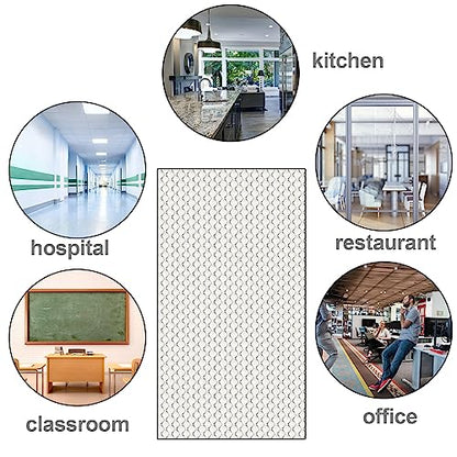 Frienda 4 Pcs Fluorescent Light Covers Replacement Flat Clear Prismatic Acrylic Ceiling Light Cover Panels(22" x 46" x 0.1") - size: 22" x 46" x 0.1"