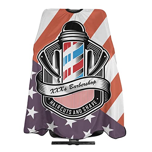 Custom Barber Cape Hairdresser Cape, Personalized American Barbershop Salon Cape for Men, Customized Hair Cutting Cape for Home Salon Barbershop - color: Barber Cuts3