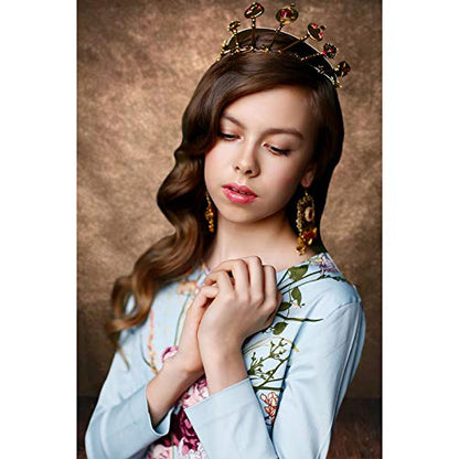 Allenjoy 8x12ft Soft Retro Abstract Brown Wall with Wood Floor Backdrop for Kids Photography Baby Newborn Cake Smash Photo Shoot Background Photographer Props - size: 8'x12'