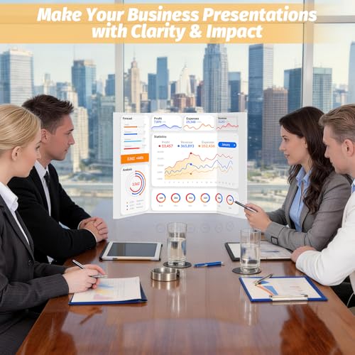 Ndsox 3 Pack 24" x 16" White Trifold Poster Board Foam Core, Small Tri Fold Foldable Display Posterboard Foam Project Boards for School Projects, Photos Displays & Business Presentations - size: 24 X 16 Inch