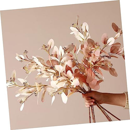 1pc Lifelike Fake Eucalyptus Leaf for Wedding and Home Decor Elegant Light Decoration for Table Centerpieces Photography Props and Event Styling