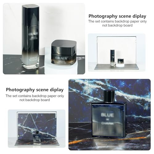 12PCS 12Patterns Product Photography Backdrops,Photo Backdrop Double Sided Marble and Tile Photo Background（16.5X11inch） - color: Marble series