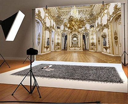 Yeele 7x5ft Luxurious Palace Backdrop for Photography Chandelier Arch Door Noble Hotel Background Kids Adult Photo Booth Shoot Vinyl Studio Props