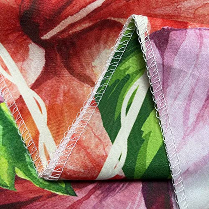 5x7ft Summer Hawaiian Beach Backdrop for Photography Tropical Flower Luau Hawaiian Party Decorations Aloha Blue Sky Ocean Palm Leaves Background Supplies Photoshoot - size: 5'x7'