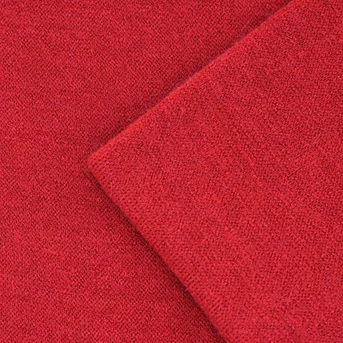 Newborn Photography Props Boys Girls Wrap Baby Photo Props Soft Knit Blanket Cloth (Red) - color: Red