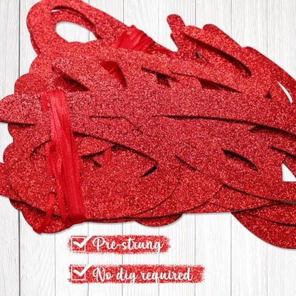 Go Shawty It's Your Birthday Banner, Hip Hop Birthday Party Decorations Supplies, Rap Theme Bday Bunting Sign, Pre-strung, Photo Props (Red) - color: Red