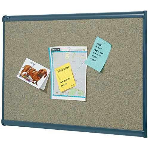 Quartet Cork Bulletin Board, Prestige, 4 x 3 feet, Graphite Finish Frame (244G) - color: Graphite, size: 36" x 48"