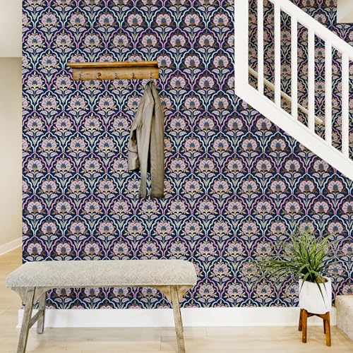 Main Street Peel and Stick Wallpaper Eco-Friendly Sheets 12 Pack, 11 X 16 Inch Modern Art Deco Design, Wall Mural for Home Decor, Removable Wall Decor Wallpaper Peel and Stick for DIY Projects - style: Modern Art Deco