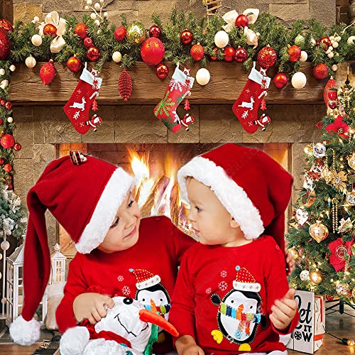 8x8ft Christmas Photography Backdrops Christmas Fireplace Decoration Background Family Party Birthday Baby Shower Decoration Photo Booth Props D469 - size: 8x8ft