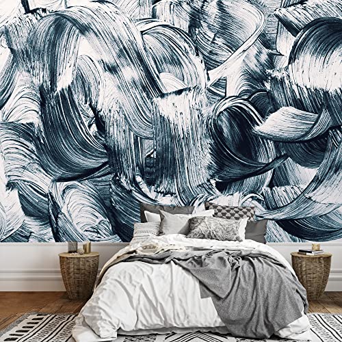 wall26 - Black Brush Stroke Wall Mural Removable Wall Decor 100x144 inches - color: Artwork - 18, size: 100"x144"
