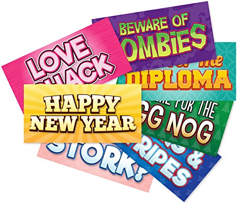 KING PROPS Multicolor Photo Booth Holiday Props 64 Pack, Unique Durable Plastic Beautiful Fun Signs Photo Booth Business and Holiday Occasions, Waterproof Perfect for Valentines, Wedding, Birthday Set