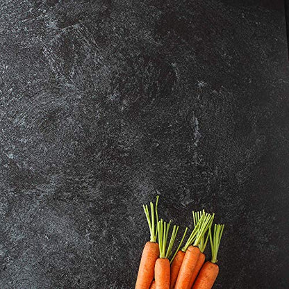 Bessie Bakes Black Textured Paint Replicated Photography Backdrop 2 Feet Wide x 3 Feet Long 3 mm Thick