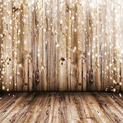 10x10FT Rustic Wood Vinyl Photography Backdrop Nostalgia Wood Floor Photo Backdrop Baby Newborn Photo Studio Props JLT10359 - size: 10x10FT