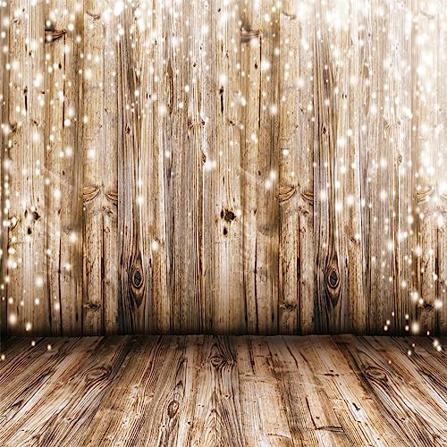 10x10FT Rustic Wood Vinyl Photography Backdrop Nostalgia Wood Floor Photo Backdrop Baby Newborn Photo Studio Props JLT10359 - size: 10x10FT