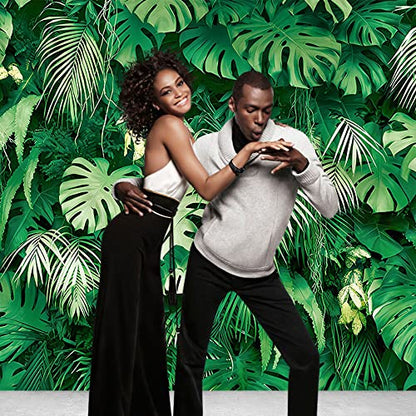 Jungle Palm Wildlife Park Tropical Rainforest Plant Photo Photography Background Outdoor Friends Party Backdrop Family Party Baby Shower Banner 5x3ft - size: 5x3ft