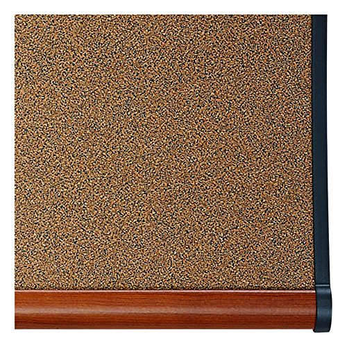 Quartet Prestige Colored Cork Bulletin Boards, 4 x 3 Feet, Light Cherry Finish Frame (B244LC) - color: Light Cherry, size: 36" x 48"