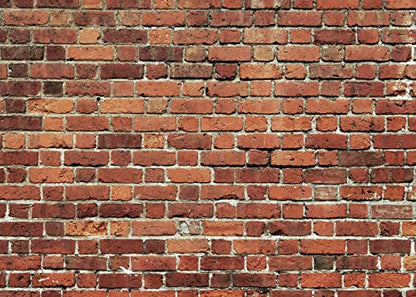 AIIKES 7x5FT Red Brick Wall Backdrop Brick Photography Backdrops Baby Birthday Party Graduation Home Decoration Background Photo Booth Studio Prop Banner 11-506 - size: 7x5ft