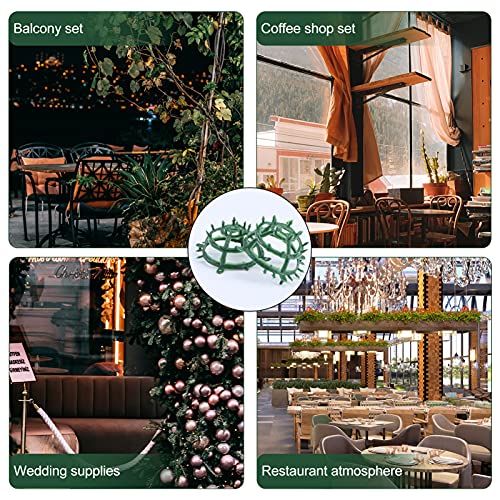 Yardwe Wedding Grass Half Ball Shelf Decorative Flower Arrangement Holder Props for Bridal Bouquet and Artificial Flowers Compact 1.96In Floral Display Stand for Home and Party Decoration