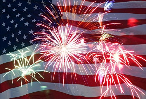 American Flag Photo Backdrop 7x5ft 4th of July Independence Day Photography Backdrops National Flag Day Events Backdrop Memorial Day Backdrops American-Themed Party Photos