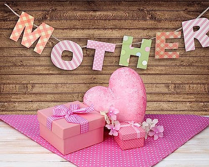 Mixweer Brown Wood Backdrop for Photography Rustic Wooden Photo Backdrop Decorations Retro Wood Wall Background Birthday Party Weeding Backdrop(7 x 5 ft) - size: 7 x 5 ft