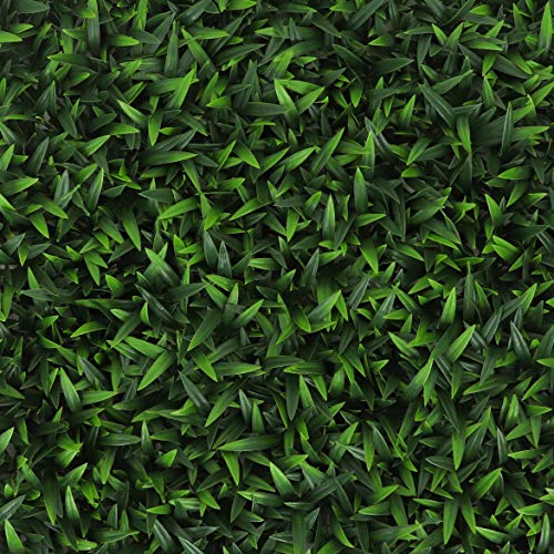 3rd Street Inn Greenery Panel - Artificial Hedge Wall - Fake Plant Wall Backdrop - Privacy Screen - Interlocking Panels - Indoor Outdoor Décor (12, Grass) - color: Grass
