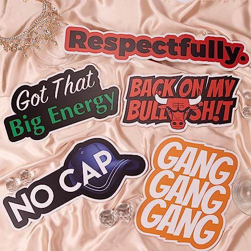 (Lit Pack 3) Elevate Your Photo Booth Experience with Durable & Waterproof Photo Booth Props - Perfect for Weddings, Birthdays, & Photo Booth Businesses - PVC Foamboard Photo Props -10 Pieces per Set - color: Lit Pack 3