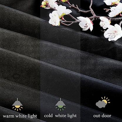 MoKoHouse 10ft x 8ft Black Backdrop Curtains Black Drape for Backdrop Halloween Thick Solid Fabric Cloth Backdrop 2 Panels 5ft x 8ft - color: Black, size: 5ft x 8ft 2 Panels