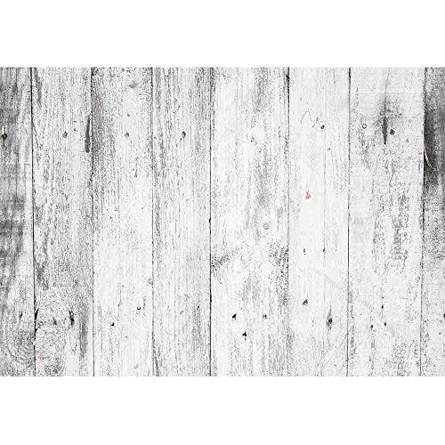 wall26 - White Vintage Wood Texture Background - Canvas Art Wall Decor - 66"x96" - color: Artwork - 01, size: 66"x96"