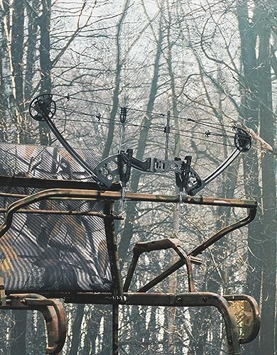 KEMIMOTO ATV UTV Hunting Tool Mount for 0.79 in - 1.97 in Square Tube, Tool Holder Rack with Rubber Straps